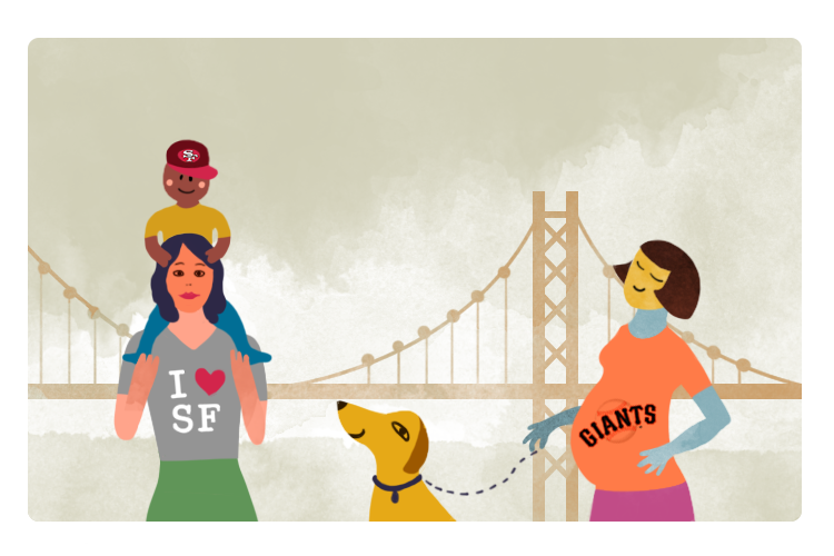 Bold&Italic - Worst Baby Names for San Franciscans - Editorial Illustration by ChiChiLand