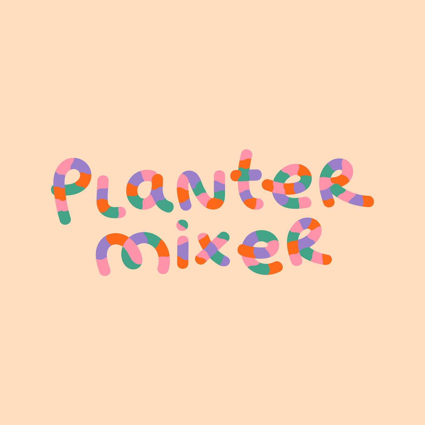 PlanterMixer -Lettering -ChiChiLand